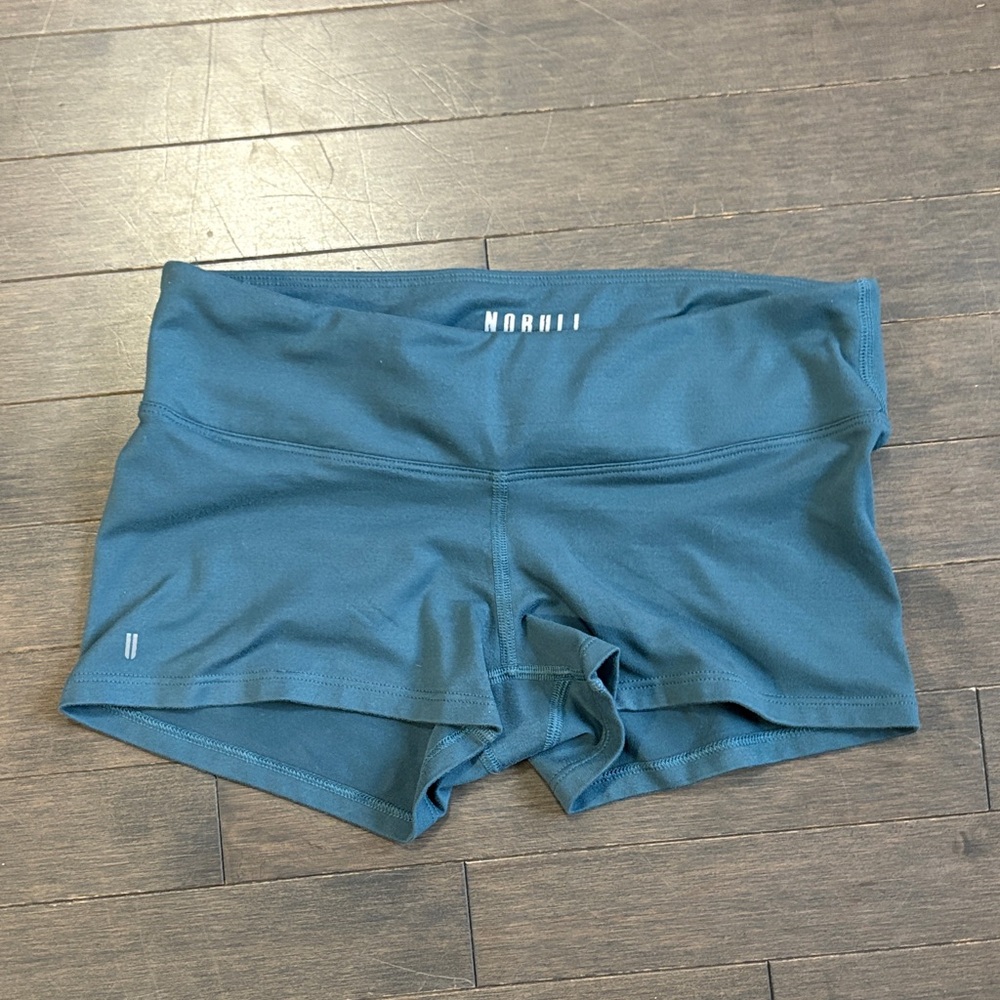 NOBULL Women's Teal Athletic Shorts Size S